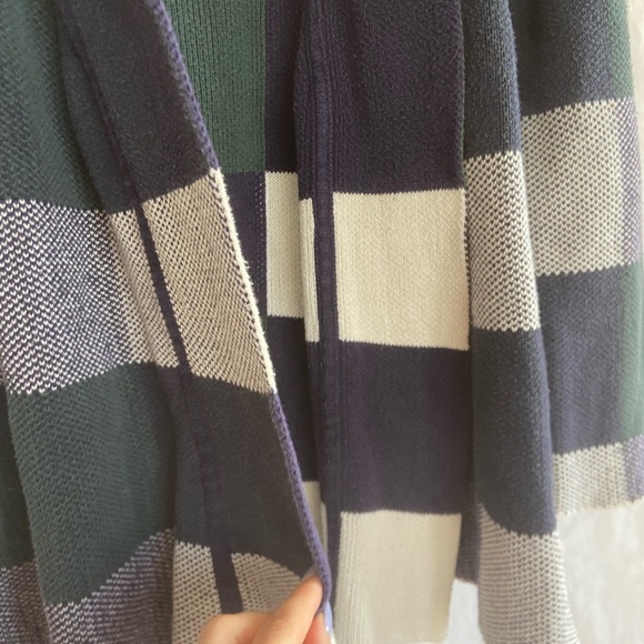 Anthropologie ModCloth simply snuggly plaid cardigan Forrest green Size Small - Picture 9 of 16